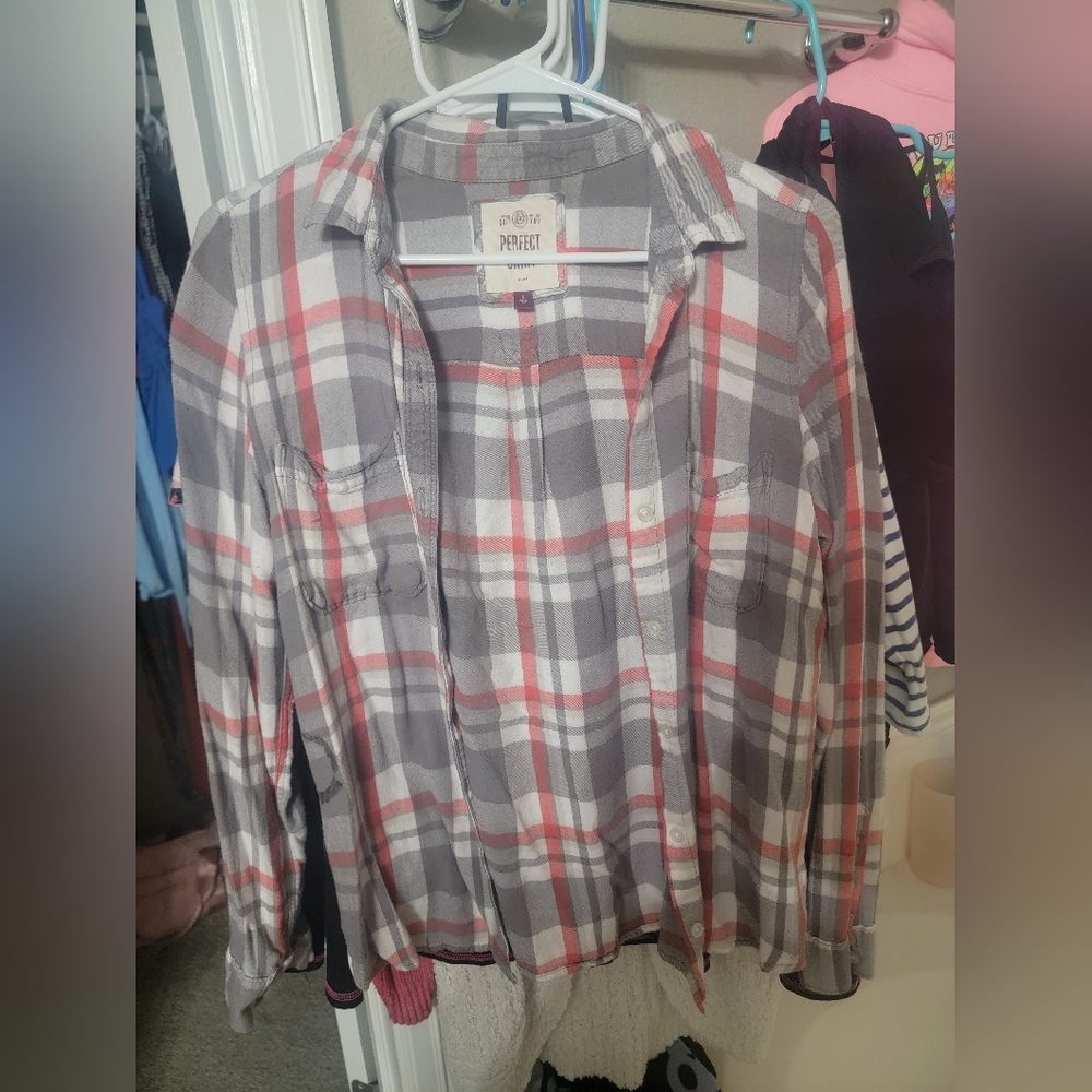 Perfect Long Sleeve Button Up Shirt